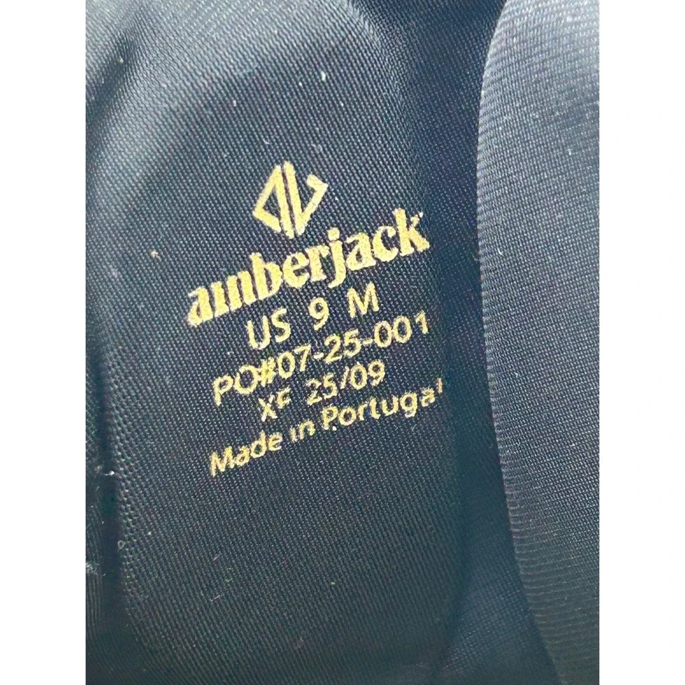 Amberjack The Original Tuxedo Black Leather Hybrid Dress Shoes Men 9M Portugal
